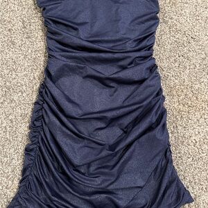 Lucy in the Sky Midnight Blue Strapless Dress